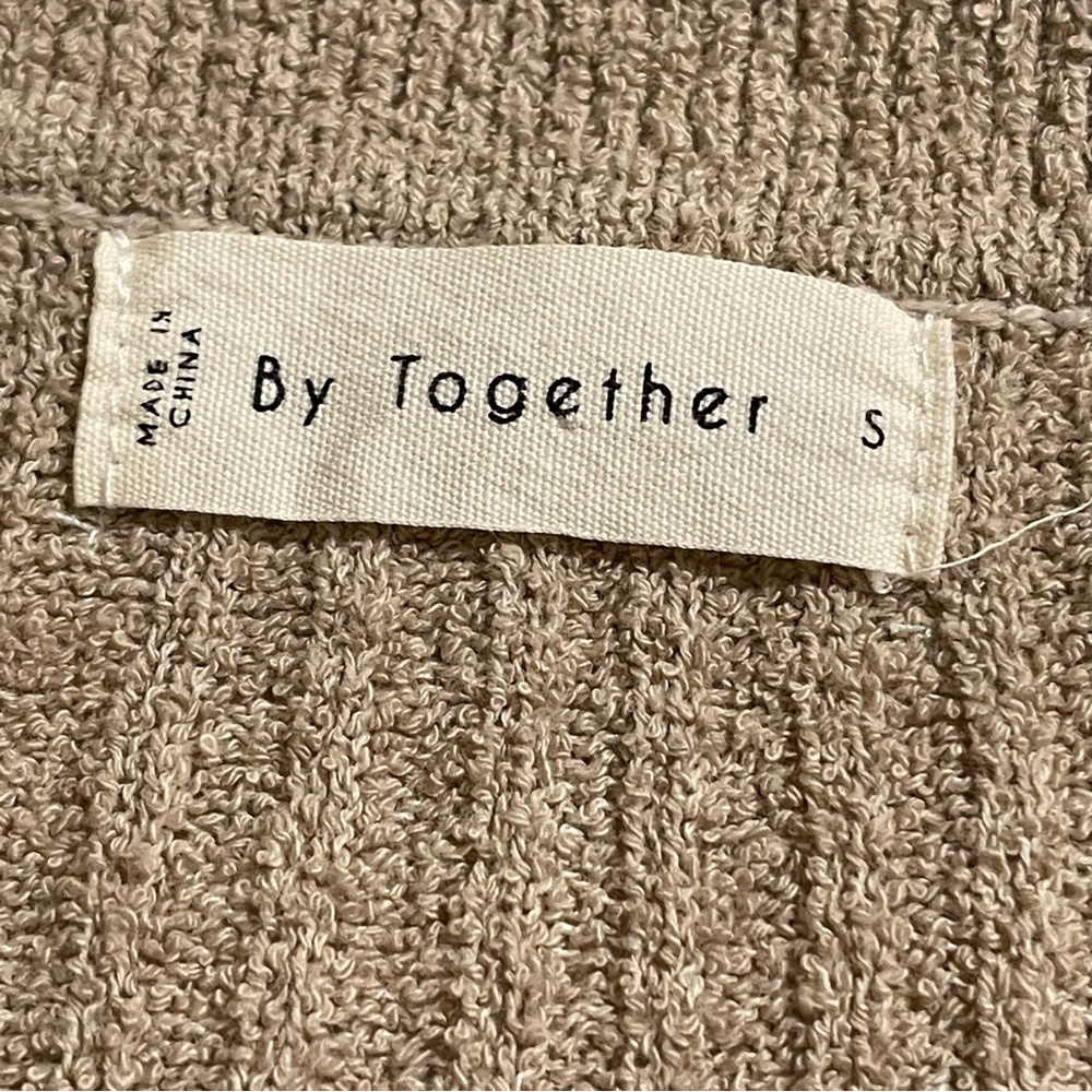 By Together Taupe Ribbed Midi Dress - Picture 11 of 13